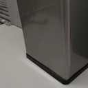 Stainless Steel Bathroom Trash Can with Swing Lid,4gallon Small Metal Garbage can Trash Bin Wastebasket for Office Bedroom Powder Room (Stainless Steel)