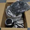 GANIZA Food Processors, Electric Food Chopper with Meat Grinder & Vegetable Chopper - 2 Bowls (8 Cup+8 Cup) with Powerful 450W Copper Motor - Includes 2 Sets of Bi-Level Blades for Fruits/Meat/Nuts (Black)