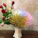 100pcs Beaded Stick Bride Wedding Pearl Bouquet Party Decoration (Silver)