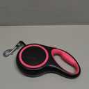 Segarty 26ft Dog Leash Retractable, Dog Leads Long for Medium Large Breed Pets Up to 110Lbs, No Tangle Nylon Tape and 1 Button Break & Lock Heavy Duty Leash for Training Running, Pink