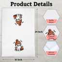 Halloween Ghost Kitchen Towels, Cute Ghost Boo Decorative Towels for Bar Kitchen Bathroom