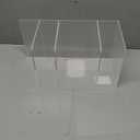1 Pcs 5-Section Acrylic Magazine File Holder, Desk Organizer Book Rack with 5 Vertical Compartments, Magazine Holders for Book Envelope, Desk Organizer for Home Office