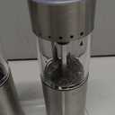 Electric Salt and Pepper Grinder Set Rechargeable, Automatic Salt and Pepper Shakers Mills External Adjustable Coarseness, Kitchen Gadgets, Stocking Stuffers Christmas Cooking Gifts for Men Women (Storage Base-Stainless Steel Set)