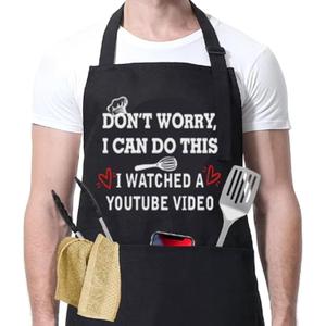 ONFAON Funny Apron for Men Women, Father's Day Gifts, Gifts for Mom, Birthday Gifts for Men Women Cooking Grilling Apron