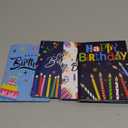 AmazingSpark 4 Set Birthday Gift Card Booklet Cardboard Mini Birthday Money Holder Book for Cash Multiple Money Gift Booklet Party Favor Surprise Card Sleeve Book for Teacher Employee Appreciation