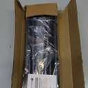 Curtain Rods for Windows 48 to 84-92 inch, 5/8" Matte Black Curtain Rod, Stainless Steel Small Curtain Rods for Bedroom, Living Room,Kitchen,Farmhouse, Outdoor Curtain rod Black