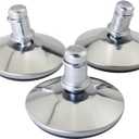 5pcs Replacement Adjustable Feet for Office Chairs Stainless Steel Inserts Universal Swing Feet