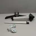 Adjustable T Shirt Display Adult for Vendors, 32-63 inch T Shirt Display Stand, Portable Hanging Black Metal Clothes Display, Hanger Rack for Clothing Dress Garment Coat Retail