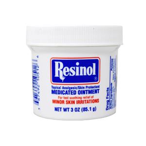 Resinol Medicated Ointment For Itch Relief And Protection Of Skin Rashes and Irritations, 3 Ounce Jar (Pack of 1)