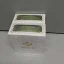 2 x MEEDEE Sage Green Velvet Ribbon 1.5 Inch Single Face Nylon Velvet Ribbon 10 Yards Spool Light Green Ribbons for Christmas Tree, Gift Wrappig, Rustic Wreath, Velvet Bow, Hair Bows, Home Decor