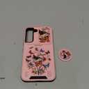 Funermei for Samsung Galaxy S22 Case - Women Girls Cute Cover Butterfly Girly Pretty Aesthetic Fashion Design with Camera Cover Ring Stand Teens Funda for Galaxy S22 Phone Cases