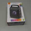iLive Electronics ISB199B Wireless Tailgate Party Speaker, with LED Light Effects and Built-in Rechargeable Battery, Black