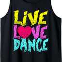 Live Love Dance Dancing Tank Top, Size M