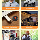 IOS Air Mini Tracker Smart localizador Locator Tag 2 Pack Works with Apple Find My Device for Keychain Keys Dog Kids Car Luggage Vehicle Motorcycle Tracking Worldwide,Waterproof IP67 Not GPS Black