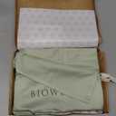 Bioweaves 100% Organic Cotton Pillow Cases 300 Thread Count Soft Sateen Weave GOTS Certified  Standard/Queen Size, Set of 2, Pastel Green