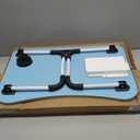 Lap Desk with Storage Drawer, Cup and Tablet Holder, Bed Tray Table, Foldable Laptop Desk, Laptop Stand for Working, Writing, Gaming and Drawing (23.6", Blue)