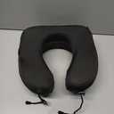 MLVOC Travel Pillow 100% Pure Memory Foam Neck Pillow, Comfortable & Breathable Cover, Machine Washable, Airplane Travel Kit with 3D Contoured Eye Masks, Earplugs, and Luxury Bag, Standard (Black)