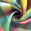 Palazzo Pants for Women Casual Multicolor Gingham Wide Leg Capri Pants 2025 Summer Boho Lounge Trousers with Pockets