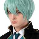 Anime Cosplay Wigs Light Green Short Wigs for Halloween Party Costume Wig