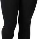 Hanes EcoSmart High-Waisted Shaping Leggings (X-Large, Black)