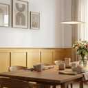 Upick Wall Panels Board and Batten Kit, Paintable PS Wainscoting Paneling for Accent Wall 120" x 43"