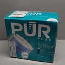 PUR Plus 11-Cup Water Pitcher, 1 Lead-Reducing Filter, Cleaner, Great-tasting Water, Dishwasher Safe, Powerful Filtration, Filter Change Light Indicator, LockFit Cap Design - White