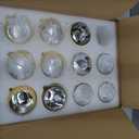 Gold Votive Candle Holders 12Pcs Assorted Gold Mercury Glass Votives Tealight Candle Holders for Table Centerpiece Wedding Bridal Shower Engagement Party Festival Holiday Home Decor
