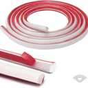 Art3d A17965WT 17 Ft Flexible Trim Caulk Strip, Peel and Stick Trim for Molding, Tile Edge, Ceiling, Wall Corner in White