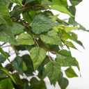 4Ft Artificial Birch Tree, Green Siberian Birch Tree for Indoor, Fake Potted Ficus Tree with Silk Leaves for Home Office Living Room Decor (11in)