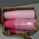 Kochorie 120 Pcs 12 Oz Plastic Pink Solo Cups, Light Pink and Hot Pink Disposable Party Cups, Heavy Duty Drinking Cup Bulk for Wedding Birthday Baby Shower Family Gatherings Festive Celebrations