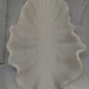 16" Large Decorative Bowl decor, Modern Home Decor,Stylish Key Bowl for Entry Table,Scalloped Decorative Bowls,Ruffle Decor (Light Gray, 16.14inch)