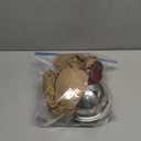 4 Inch 304 Stainless Steel Dryer Vent Cover Outdoor Round Wall Exhaust Vent External Extractor Wall Vent Cap Rainproof Outlet for Home and Garage with A Pair of Gloves