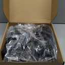 Brightever LED Outdoor String Lights 100FT Patio Lights with 52 Shatterproof ST38 Vintage Edison Bulbs, Outside Hanging Light Waterproof for Porch, Deck, Garden, Backyard, Balcony, 2700K Dimmable (100FT-Warm White, Black Wire)