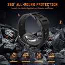 Goton 3 in 1 Waterproof Case with Band for Apple Watch with Built-in Tempered Glass Screen Protector 41mm, 360 Shockproof Bumper Face Cover with Band for Apple Watch Series 9/8/7, 41mm