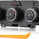 Front Climate Control Module 599-217 Heater A/C Control Switch fit for Dodge Ram 1500 2500 3500 2013-2018 Front A/C Heater Air Conditioning Panel Unit Replaces# 68268189AA,68226600AA, 68226600AB