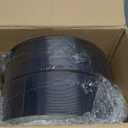 I00000 100PCS Clear Gold Plastic Plates, Clear Dinner Plates with Gold Rim 10 Inch, Fancy Disposable Wedding Premium Plastic Plate for Wedding Christmas Party Dinner