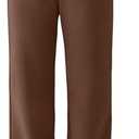 Trendy Queen Women‘s Wide Leg Sweatpants, Baggy Barrel Pants with Pockets, High Waist Lounge Joggers for Fall Winter, Medium