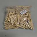 100pcs Clothes Pins Wooden Clothespins 3inch Heavy Duty Wood Clips for Hanging Clothes Pictures Outdoor