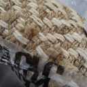 JONATHAN Y Hira Hand Woven Diamond Chunky Jute Natural 6x6 Square Indoor Area Rug, Bohemian, Transitional, Easy-Cleaning for Living Room, Bedroom, Kitchen, Pet Friendly, Non-Shedding (NFR100A-6SQ)