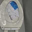 KOHLER 20110-96 Brevia, Slow Close Toilet Seat, Elongated Toilet Seat, Grip-Tight Bumpers Quick-Attach Hardware, Biscuit
