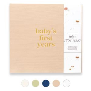 Lamare Baby First Year Book Baby Memory Book for Girls & Boys - Baby Milestone Book from Pregnancy to Childhood Cute Baby Book Keepsake Gift