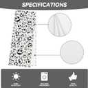 3 x Linen Halloween Table Runner 72 Inches Long, Halloween Home Kitchen Dining Room Table Decor, Christmas Xmas Winter Holiday Decorations and Supplies for Home