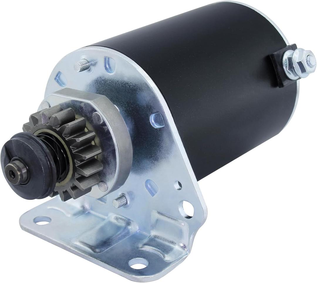 Steel Gear Starter 5742N 497595 16Teeth Replacement for Briggs and Stratton 1972-2006 7HP-22 HP, Cub Cadet, Air Cooled, John Deere, 391423 390838 392749 AM122337 497594 435303 393499 394805