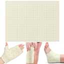 Threlaco Splinting Thermoplastic Material Sheet 1/8" x 18" x 24" 1% Perforated Single Sheet Splinting Material Large for Elbow Wrist Finger Foot Brace Novice and Experienced Splinters, Beige