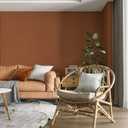 Safiyya 393"x17.7" Dark Orange Peel and Stick Wallpaper Solid Color Wallpaper Dark Orange Contact Paper Self Adhesive Removable Wallpaper for Wall Furniture Vinyl Rolls