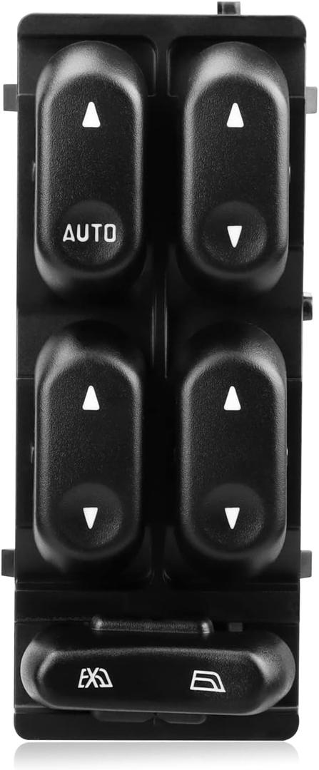 Driver Side Master Power Window Switch Replacement Fits for Ford F250 F350 F450 F550 2002 2003 2004, Explorer 02 03, Excursion, Crown Victoria & Mercury Mountaineer 02-05, OE# 1L2Z14529BA