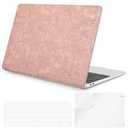 iLeadon Compatible with 13.3 MacBook Air Case, 2022 2021 2020-2018 Release A2337 A2179 A1932, Slim Laptop Protective Plastic Hard Shell Cases+Keyboard Cover for MacBook Air 13 inch Case (Pink)