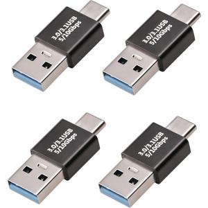 Pastall   USB 3.1 Male to USB C Male Adapter USBc/Typec Male to USB Male Converter, Compatible with Mobile Phones/Computers/Notebook Computers/Mobile Phones