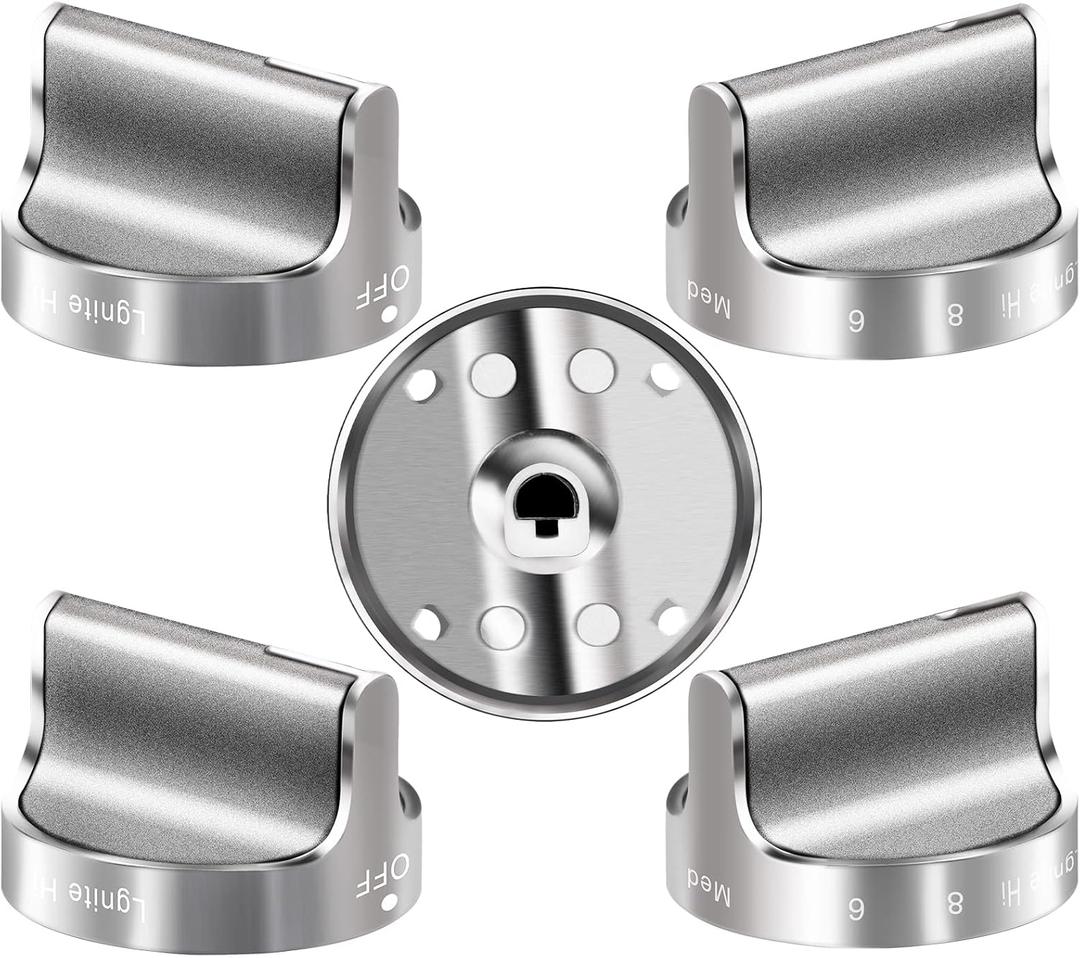 Upgraded W10766544 Gas Stove knobs Replacement for Whirlpool WFG540H0ES0 Range Oven, Replaces W10430807 W10676228 4248219 AP5958476 PS10067059 EAP10067059