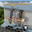 Ladder Leveler,Roof Leveler Tool, Ladder Stabilizer,Roof Leveling Tool,Stable Platform for Uneven Surface